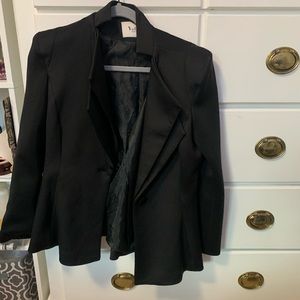 black blazer.